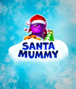  Откройте для себя уникальный слот "Santa Mummy" от Belatra, где мумия в костюме Санты добавляет веселья в праздники. На изображении изображена персонаж в образе Санты, окруженная синими морозными узорами. Она напоминает атмосферу зимних праздников. Название игры "Santa Mummy" изображено крупными белыми буквами на снежном фоне.